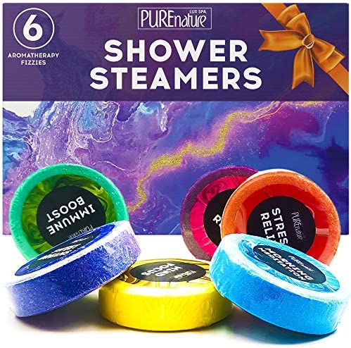 Aromatherapy Shower Steamers – Bath Bombs for Showers – Stress Relief and Relaxation Spa Gifts for Women and Mom Who Has Everything – Relaxing Tablets with Eucalyptus, Lavender for Relaxation